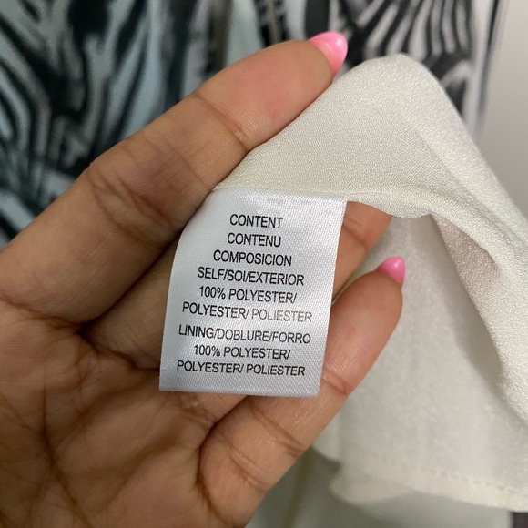 Leyden NWT Zebra Cover Up Dress Size L - Picture 7 of 7